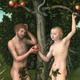 Fragmento del cuadro Tentación en el Edén, pintado por Lucas Cranach el viejo en 1526. Foto: Courtauld Gallery